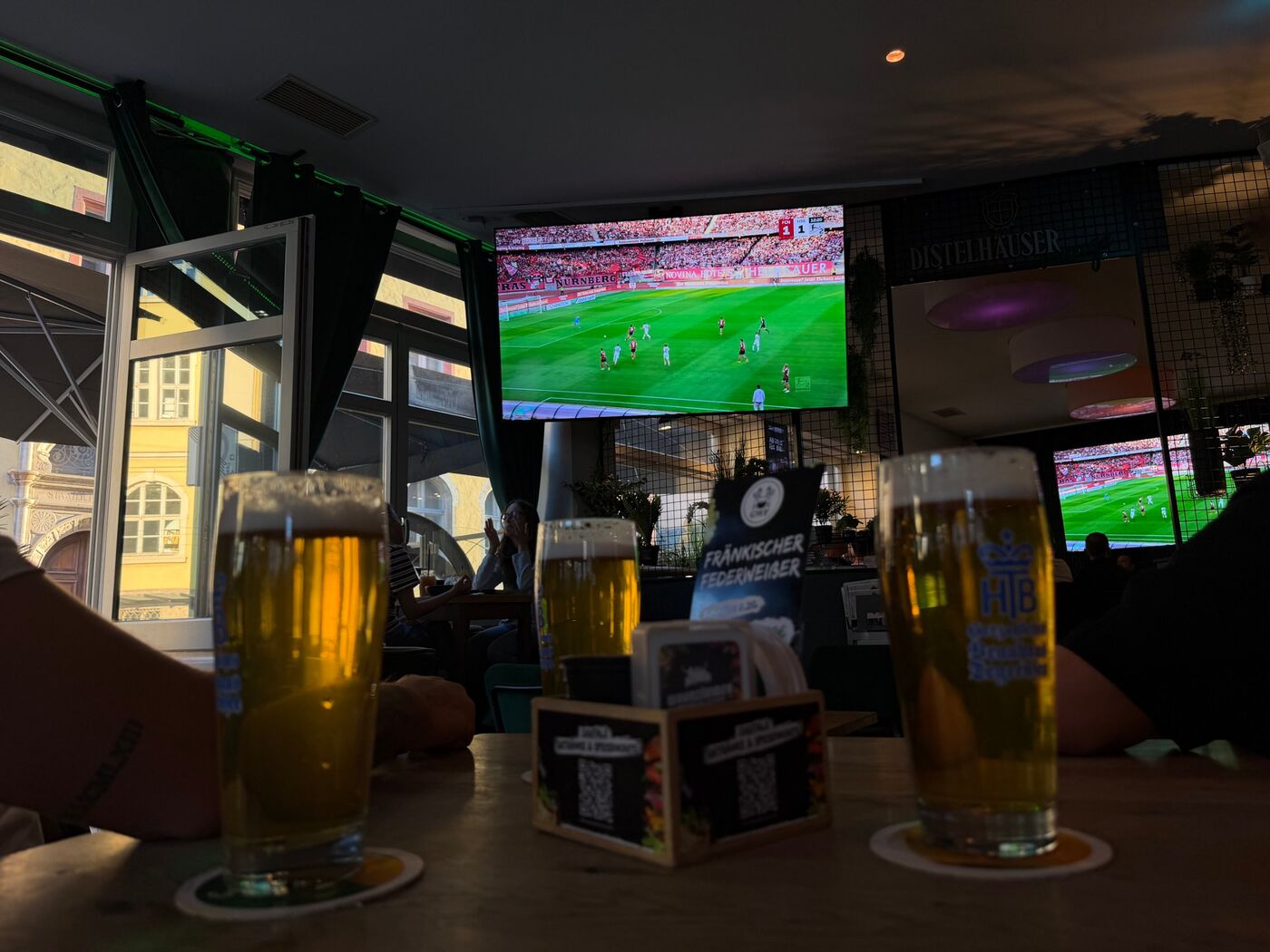 Fußball und Bier